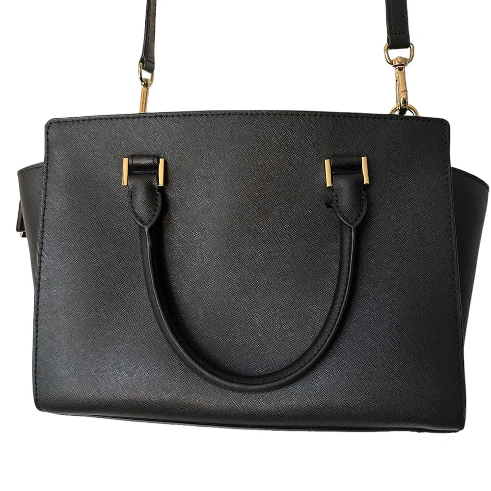 MICHAEL KORS Selma Medium Saffiano Leather Cossbody Bag EXCELLENT CONDITION - Picture 3 of 15